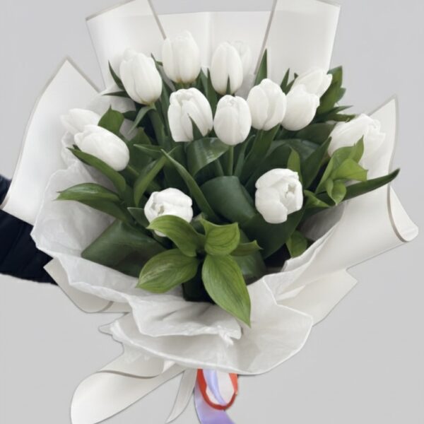 Buchet lalele - Pure White